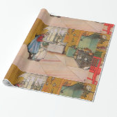 Carl Larsson The Kitchen Wrapping Paper Cadeaupapier (Uitgerold)