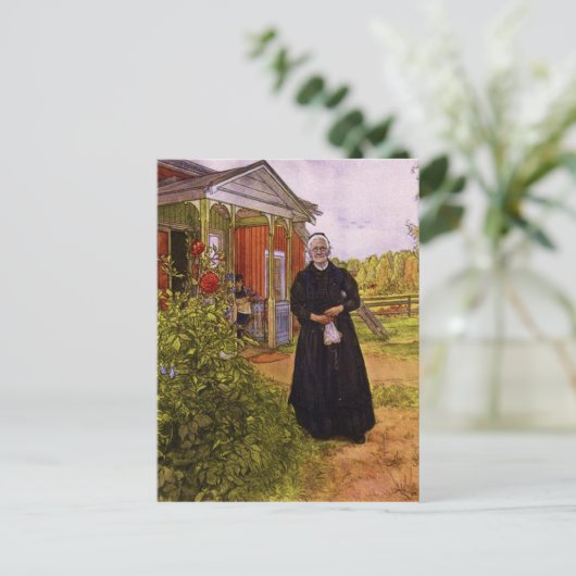 Carl Larsson  vader en moeder Briefkaart (Staand voorkant)