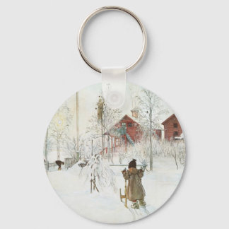Carl Larsson - Voorzijde Yard en washuis Sleutelhanger