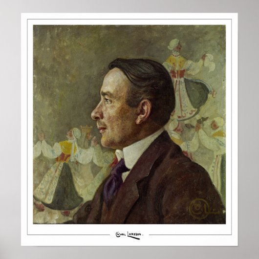 Carl Larsson Zedign Art Poster #1 (Voorkant)