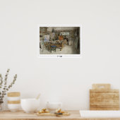 Carl Larsson Zedign Art Poster #125 (Keuken)
