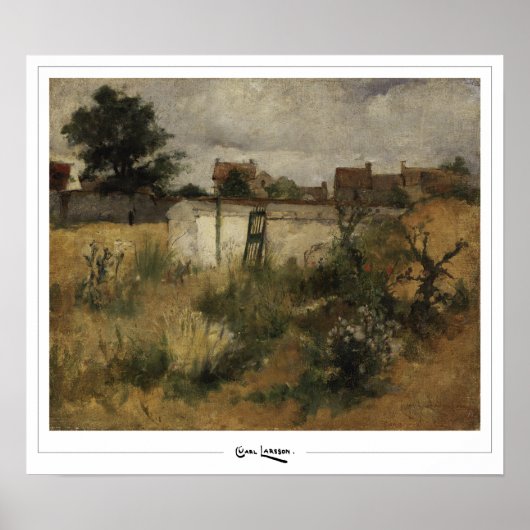 Carl Larsson Zedign Art Poster #14 (Voorkant)