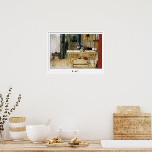 Carl Larsson Zedign Art Poster #155 (Keuken)