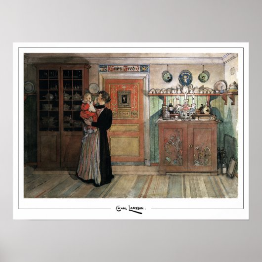 Carl Larsson Zedign Art Poster #21 (Voorkant)