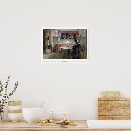 Carl Larsson Zedign Art Poster #226 (Keuken)