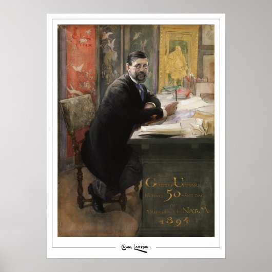 Carl Larsson Zedign Art Poster #238 (Voorkant)