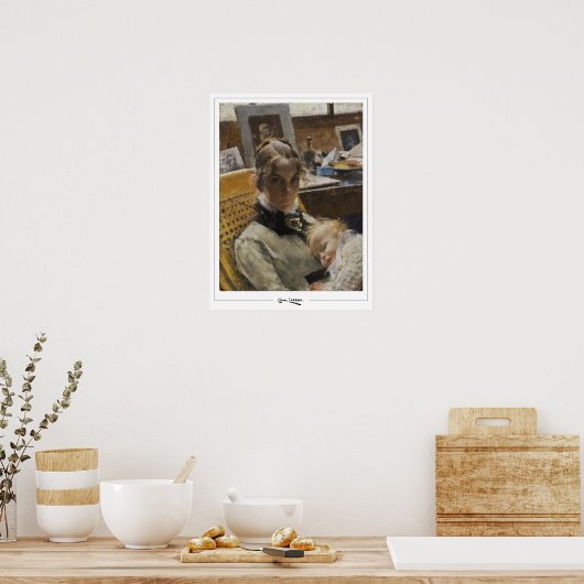 Carl Larsson Zedign Art Poster #265 (Keuken)