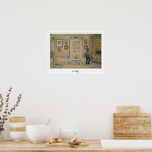 Carl Larsson Zedign Art Poster #277 (Keuken)