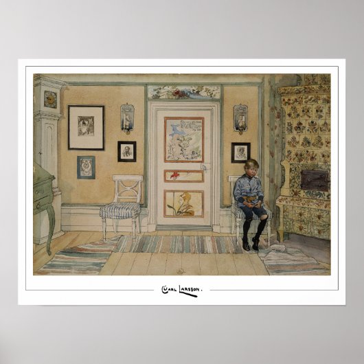 Carl Larsson Zedign Art Poster #277 (Voorkant)