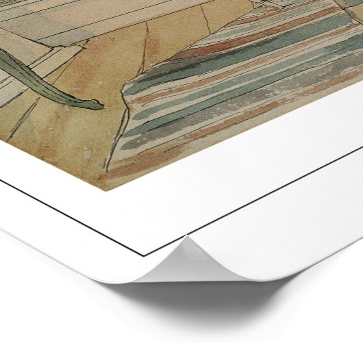 Carl Larsson Zedign Art Poster #277 (Hoek)