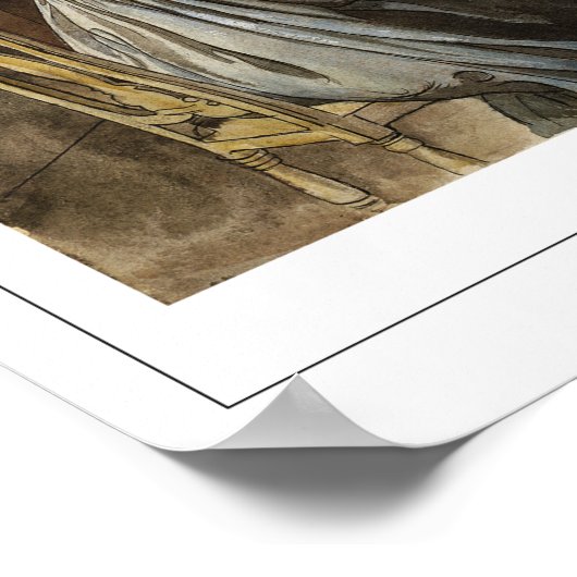 Carl Larsson Zedign Art Poster #290 (Hoek)