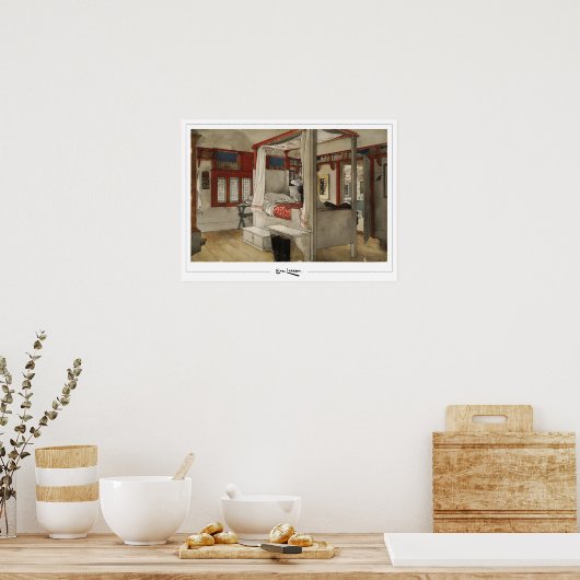 Carl Larsson Zedign Art Poster #303 (Keuken)