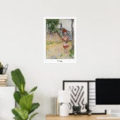 Carl Larsson Zedign Art Poster #352 (Thuiskantoor)