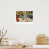 Carl Larsson Zedign Art Poster #373 (Keuken)