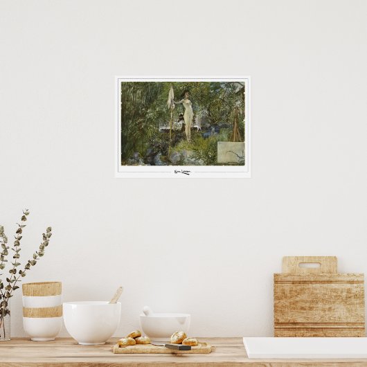 Carl Larsson Zedign Art Poster #391 (Keuken)