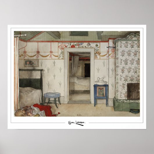 Carl Larsson Zedign Art Poster #393 (Voorkant)