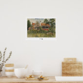 Carl Larsson Zedign Art Poster #7 (Keuken)
