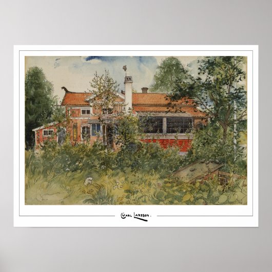 Carl Larsson Zedign Art Poster #7 (Voorkant)
