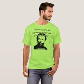 Carl Menger - Man en economie T-shirt (Voorkant volledig)