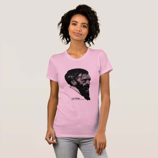 Carl Menger T-shirt (Voorkant volledig)