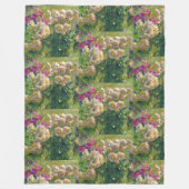 Carl Moll  Dahlias Fleece Deken (Voorkant)