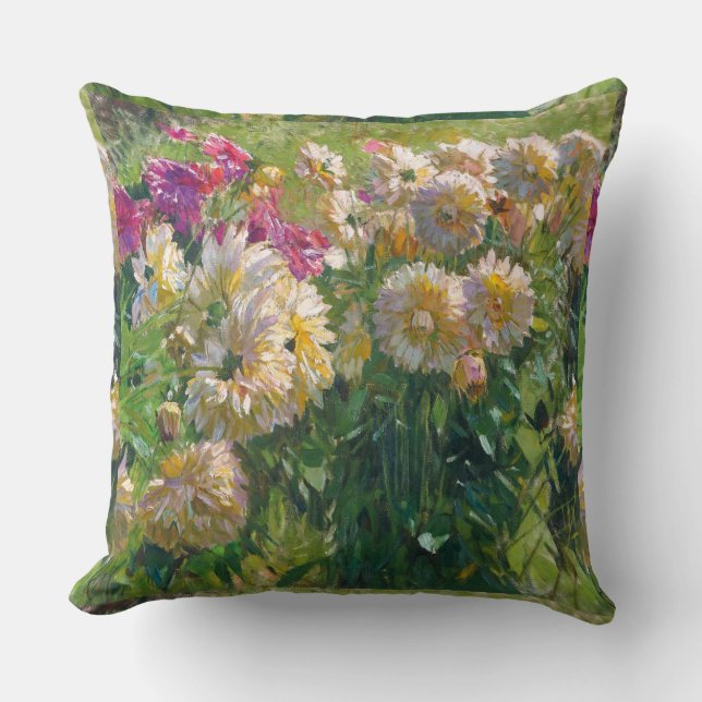 Carl Moll Oude Dahlias Kussen (Voorkant)