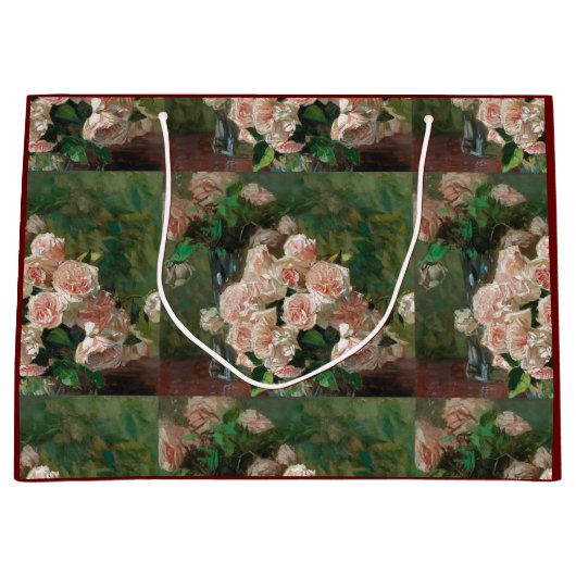 Carl Moll  White Roses Groot Cadeauzakje (Voorkant)