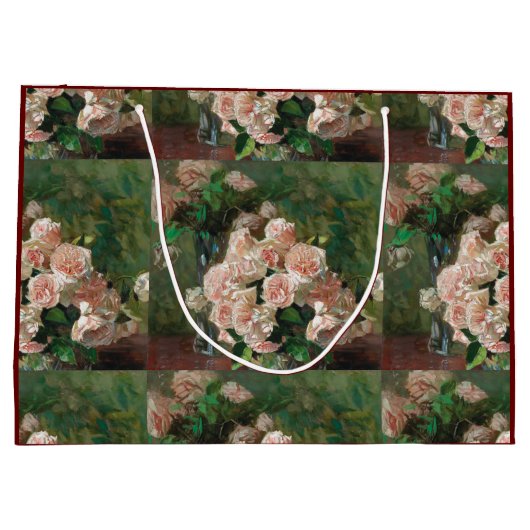 Carl Moll  White Roses Groot Cadeauzakje (Achterkant)