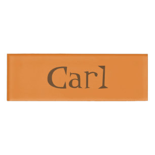 Carl Name Tag