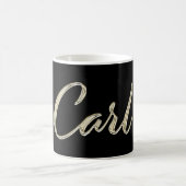 Carl Name whitegold Tasse Teetasse Kaffeetasse Koffiemok (Center)