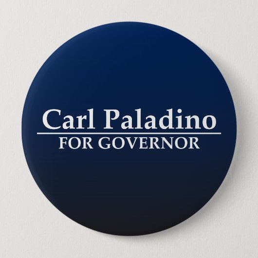 Carl Paladino voor gouverneur Ronde Button 4,0 Cm (Voorkant)