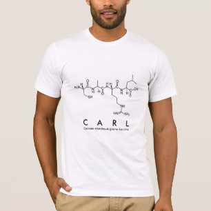Carl peptide naam shirt
