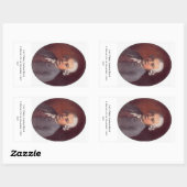 Carl Philipp Emanuel Bach 1765 Rechthoekige Sticker (Vel)