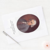 Carl Philipp Emanuel Bach 1765 Rechthoekige Sticker (Envelop)