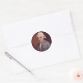 Carl Philipp Emanuel Bach 1765 Ronde Sticker (Envelop)