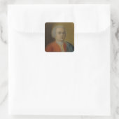 Carl Philipp Emanuel Bach, c.1733 Vierkante Sticker (Tas)