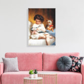  Carl Reichert De kleine Darling Canvas Afdruk (Insitu (Woonkamer))