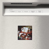 Carl Reichert Kittens die Piano afspelen Magneet (Insitu (Vaatwasser))