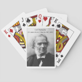 Carl Reinecke 1890 Pokerkaarten