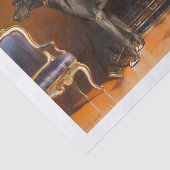 Carl Richert | Great Dane Dog-portret Tissuepapier (Detail)