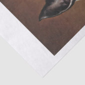 Carl Richert | Great Dane Dog-portret Tissuepapier (Detail)