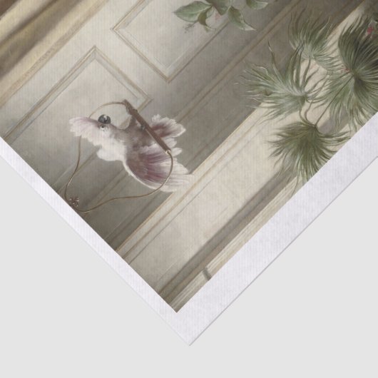 Carl Richert | Katten Kittens Parrot Bird Tissuepapier (Detail)