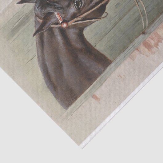 Carl Richert | Paarden en honden Tissuepapier (Detail)