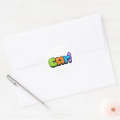 Carl Ronde Sticker (Envelop)