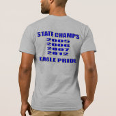 Carl Sandburg Wrestling State Champs T-shirt (Achterkant)