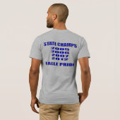 Carl Sandburg Wrestling State Champs T-shirt (Achterkant volledig)