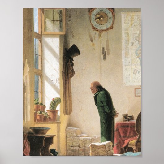 Carl Spitzweg - Der Kaktusliebhaber - Deutsche Poster (Voorkant)
