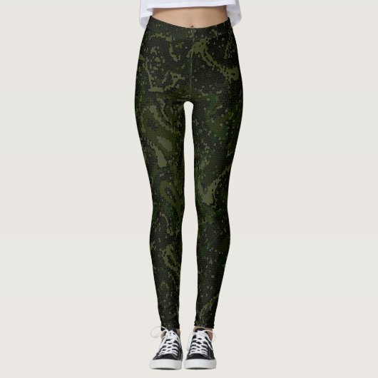 Carla Iguana Camo Leggings (Voorkant)