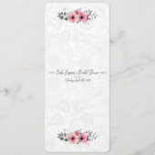 Carla's Vrijgezellenfeest Game 1/3 - "Bride of Gro Menu (Achterkant)