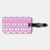 Carleigh's roze Bagagelabel voor vredesopbouw (Achterkant horizontaal)